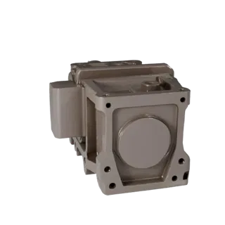 Корпус редуктора с машинной обработкой 3D-модель для рендеров
