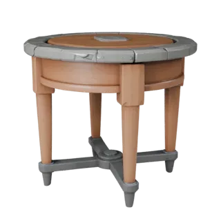 Круглый приставной столик 3D-ресурс для казуальных студийных уровней