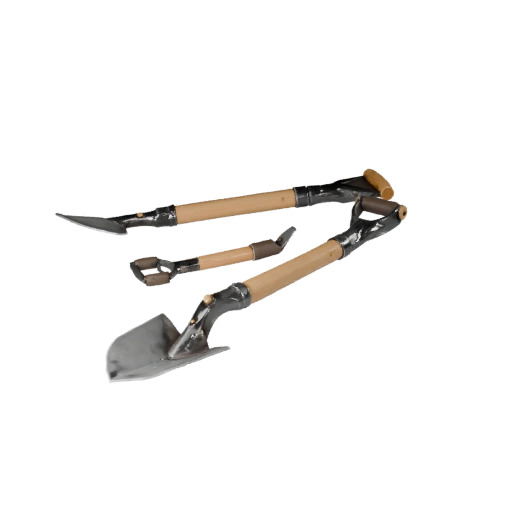 Casual Clean Shovel 3D Game Asset for Indie Levels