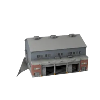 Стилизованная пивоварня 3D модель - Игровой ассет для архитектуры
