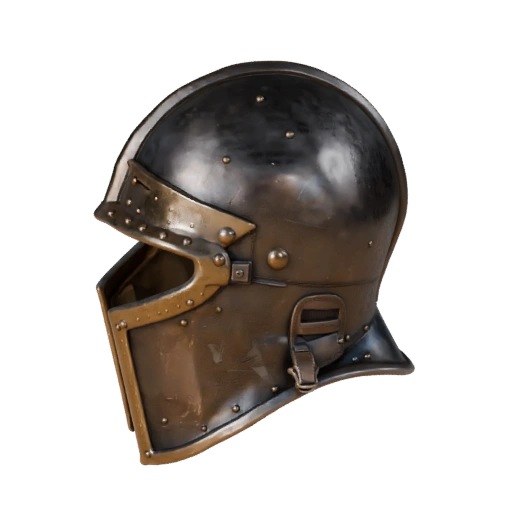 Medieval Helmet 3D Studio Asset for Cinema Renders