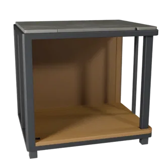 Минималистичный приставной столик 3D модель для игровых движков