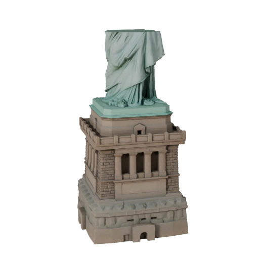 Hohe Poly Statue of Liberty 3D Modell für Archviz für Architektur