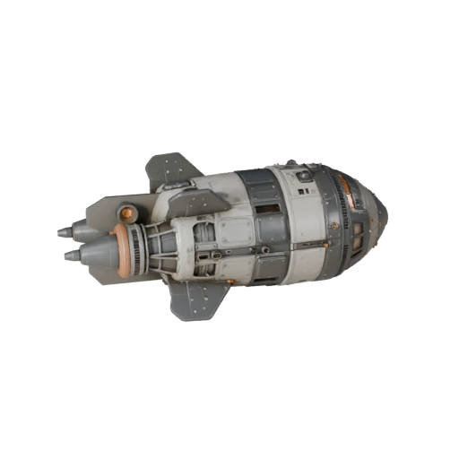 Unreal Ready Rocket 3D Game Asset for Engine Levels