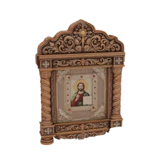 Орнаментальная икона Иисуса Христа