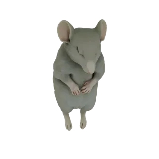 Спящая мышь 3D модель