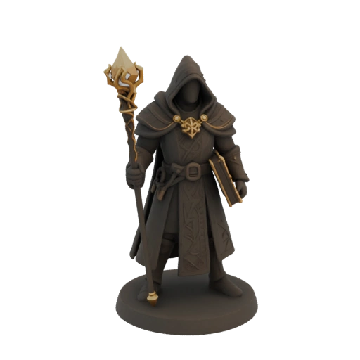 Фэнтези Волшебник Миниатюра STL - Страж