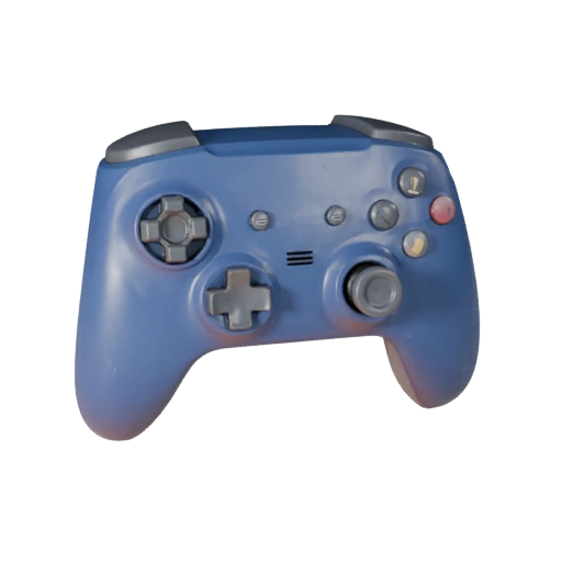 Portable Controller 3D Render Asset for Studio Use
