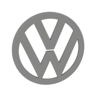 3D модель логотипа Volkswagen