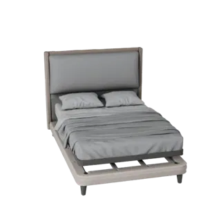 Детальная модель каркаса кровати-платформы для 3D студийного рендера
