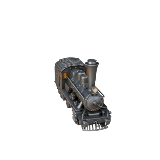 Печатный винтажный паровоз STL 3D модель - Дисплей