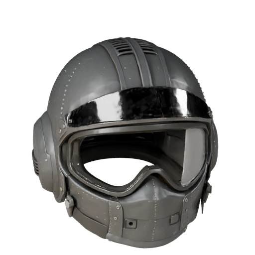 Pilot Combat Helmet 3D Game Asset for Indie Levels