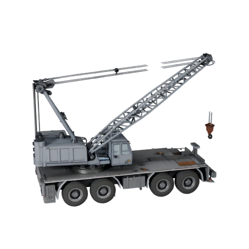 Мобильный кран 3D модель для Unity - Низкополигональный игровой ассет