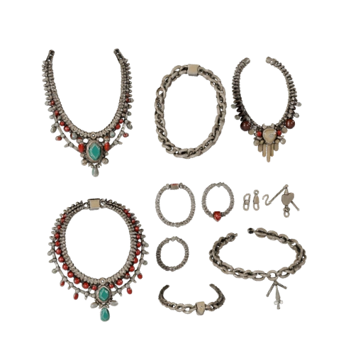 Boho Necklace Set 3D Asset for Casual Game Engines
