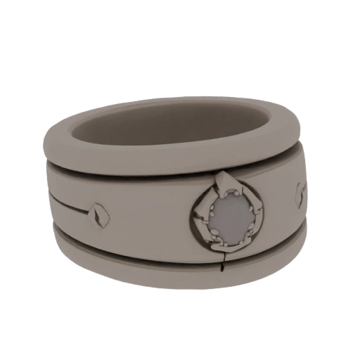 Stacking Cocktail Ring 3D Asset for Studio Renders