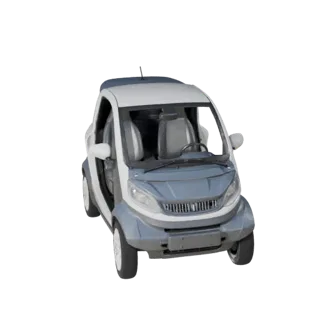 Компактный автомобиль, готовый к игре, 3D-модель для игр в реальном времени - PBR