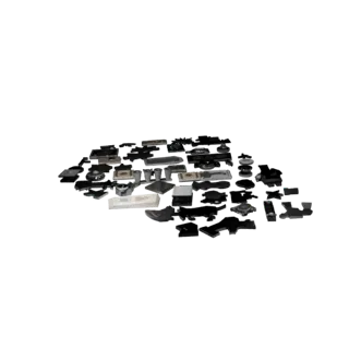 Низкополигональный набор уличного хлама для мастерской 3D