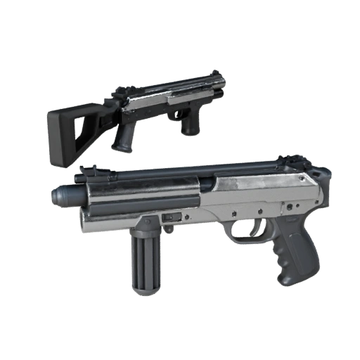 Training Blaster Prop 3D Asset for Game Engine Use