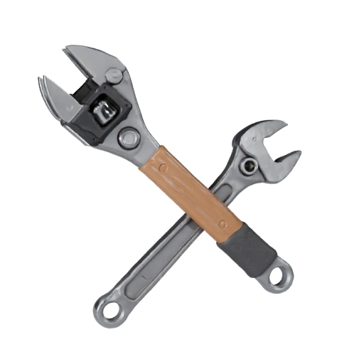 Modular Clean Wrench 3D Layered Asset for Builders