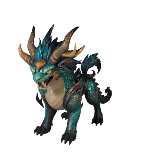 Мультяшная Химера 3D Модель - Стилизованный Ассет для Анимации | PBR