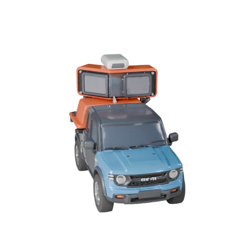 Модель внедорожника 3D для Blender - Реалистичный PBR-рендер (Legacy)