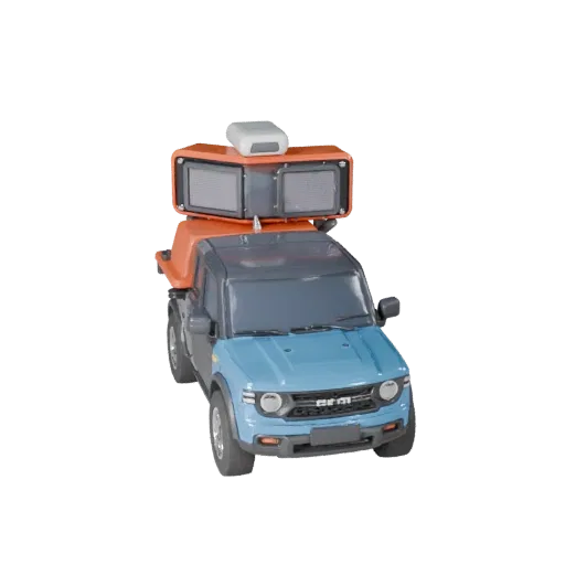 Модель внедорожника 3D для Blender - Реалистичный PBR-рендер