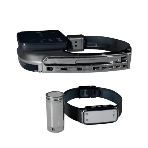 Medical Style Clip Tracker 3D Catalog Render Asset