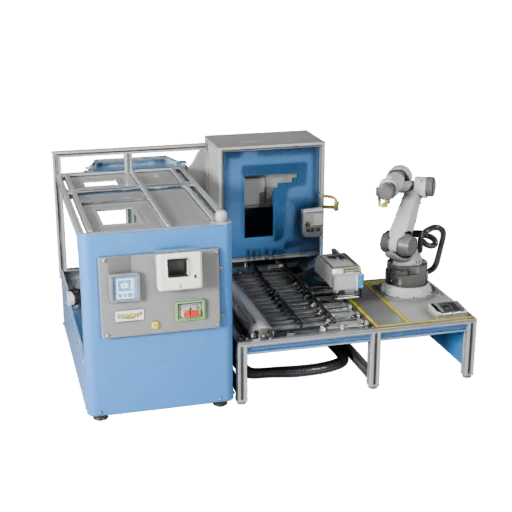 Product Automated Robot Cell 3D Studio Render Asset