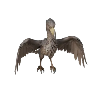 Альбатрос 3D модель для Unity - Готовый игровой ассет, FBX | Бесплатно