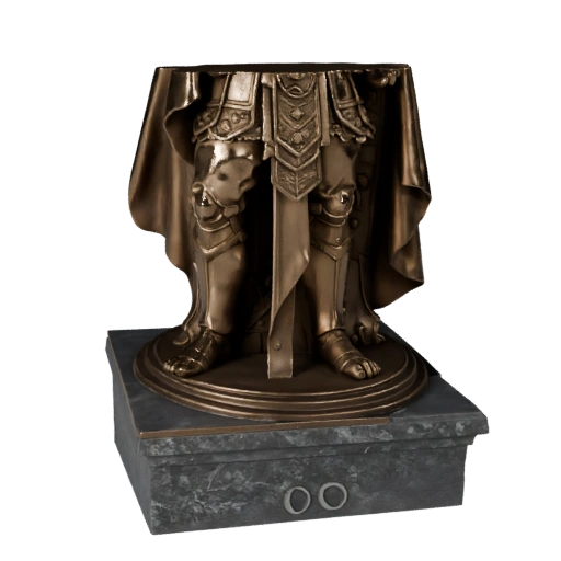 Collectible Bronze Guardian Statue | Detail Display Pack