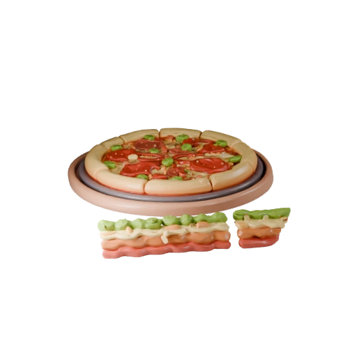 Web Ready Pizza 3D Browser Asset for AR Online Use