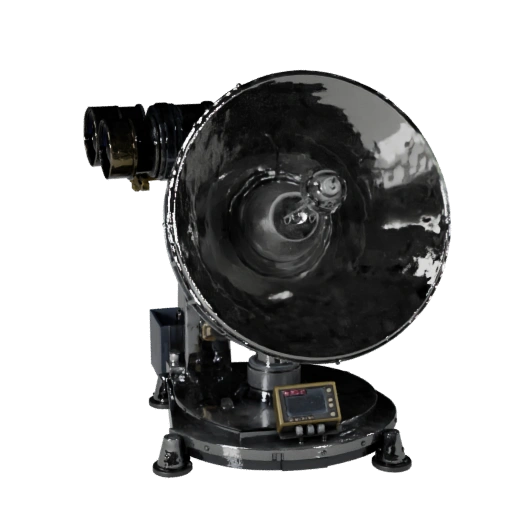 Research Radio Dish 3D Render Asset for Studio Use