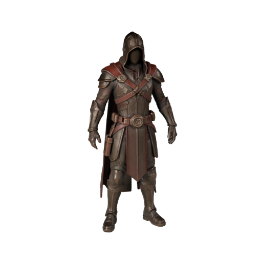 Научная фантастика Закаленный в боях убийца модель персонажа - с ригом