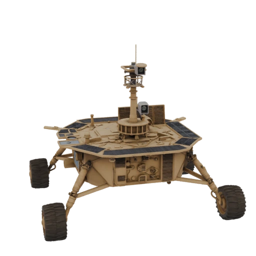 Mars Lunar Lander 3D Asset for Resin and FDM Print