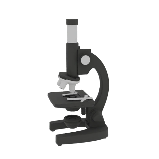 Simulation Ready Chemistry Microscope 3D Sim Asset
