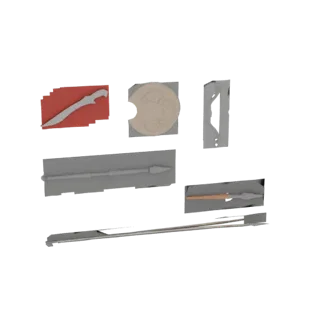 Коллекция Древнего Оружия 3D Модель