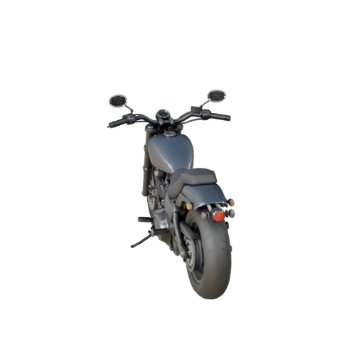 Винтажный круизный мотоцикл 3D модель для Unity - Realtime