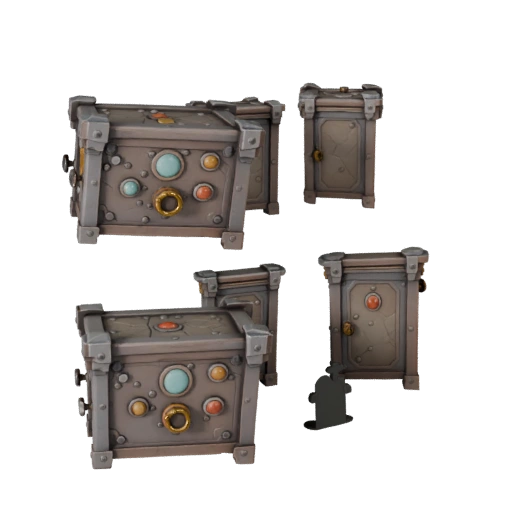 Dungeon Switch Box 3D Game Asset for Casual Levels