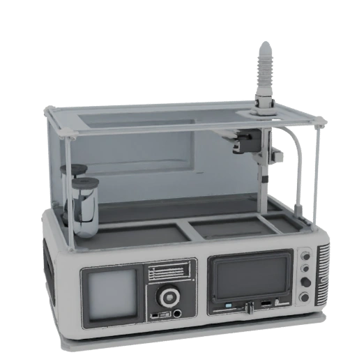 Printable Futuristic Scanner Device 3D Print Asset