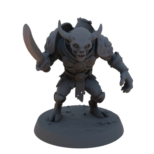 Фэнтези Гоблин-лучник Чумы STL - Засада