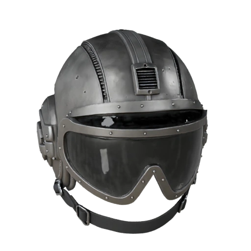 Detailed Pilot Visor Helmet 3D Studio Render Asset