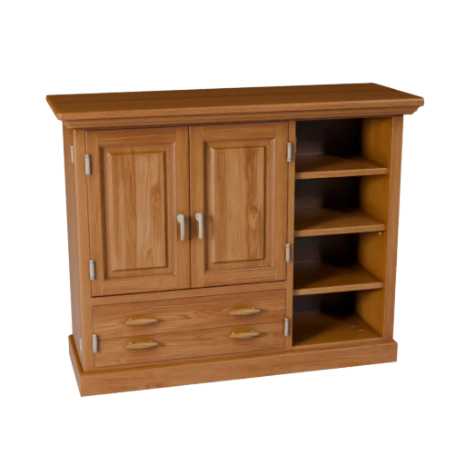 Wall Mounted Cabinet 3D Cinematic Asset for Studio