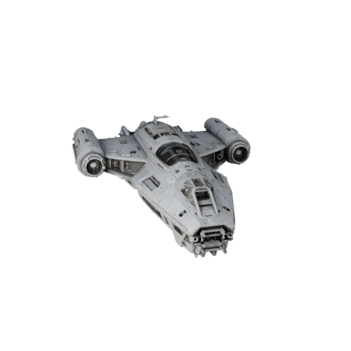 Realtime Spaceship 3D Game Asset for Engine Levels
