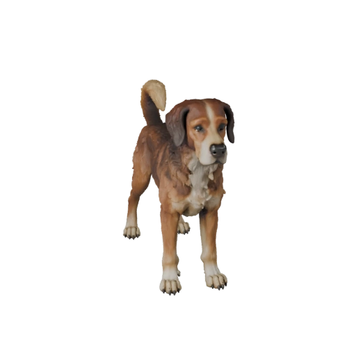 3D модель собаки для Blender - PBR ассет с текстурами | Роялти-фри