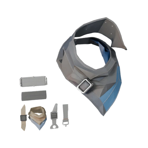 Utility Scarf 3D Asset for Unity and Unreal Levels