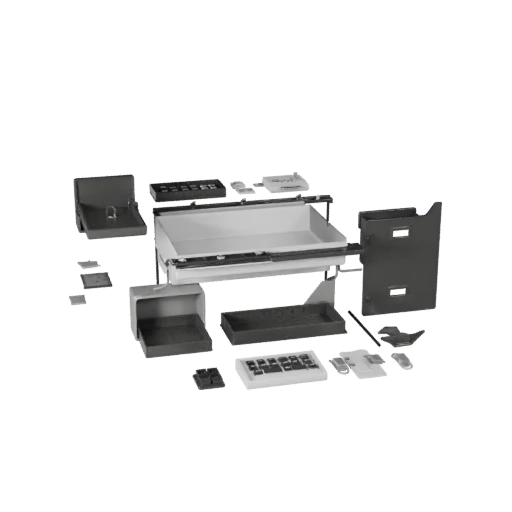 Startup File Tray 3D Asset for Layered Studio Sets