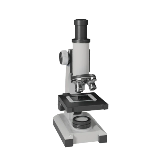 Classroom Microscope 3D Realtime Asset for Engines