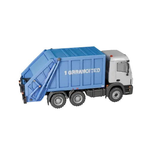 Печатный мусоровоз STL 3D модель для коллекционных предметов и