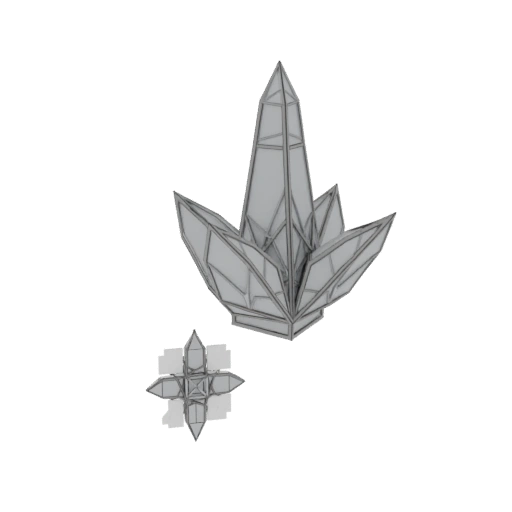 Кристаллическое скопление 3D модель