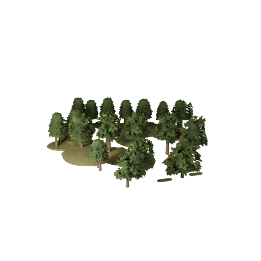Hedge Row Kit Unity Asset Vegetation 3D for Game Levels
